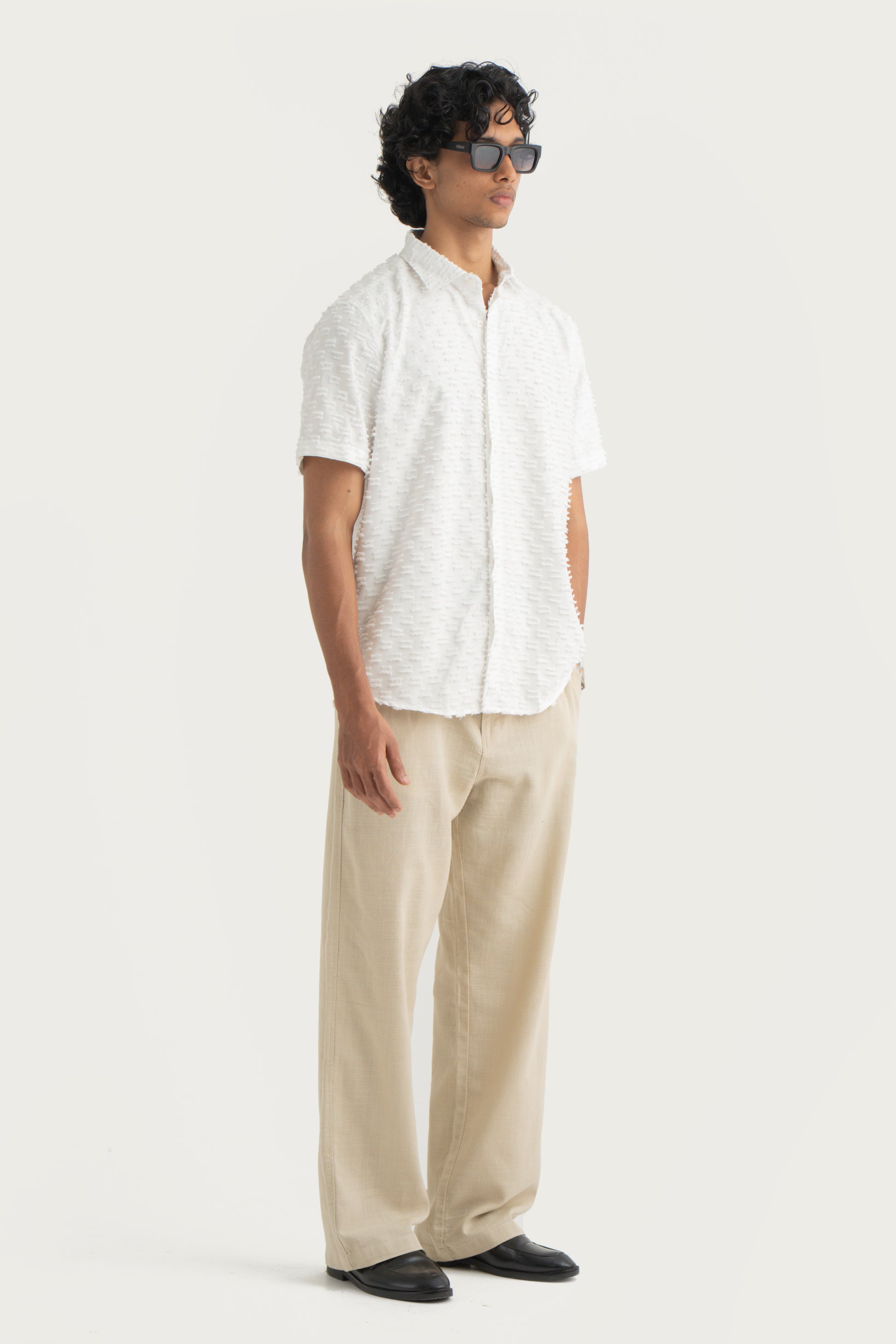 SHORT SLEEVE SHIRT - WHITE