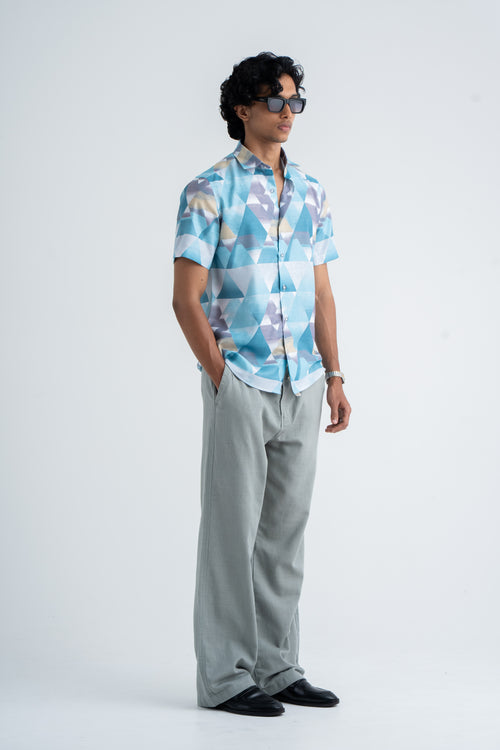 REGULAR FIT HALF SLEEVE SHIRT