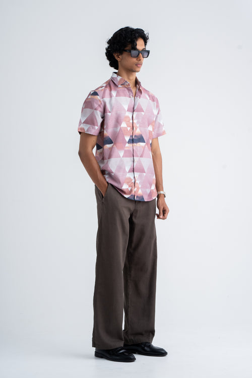 REGULAR FIT HALF SLEEVE SHIRT