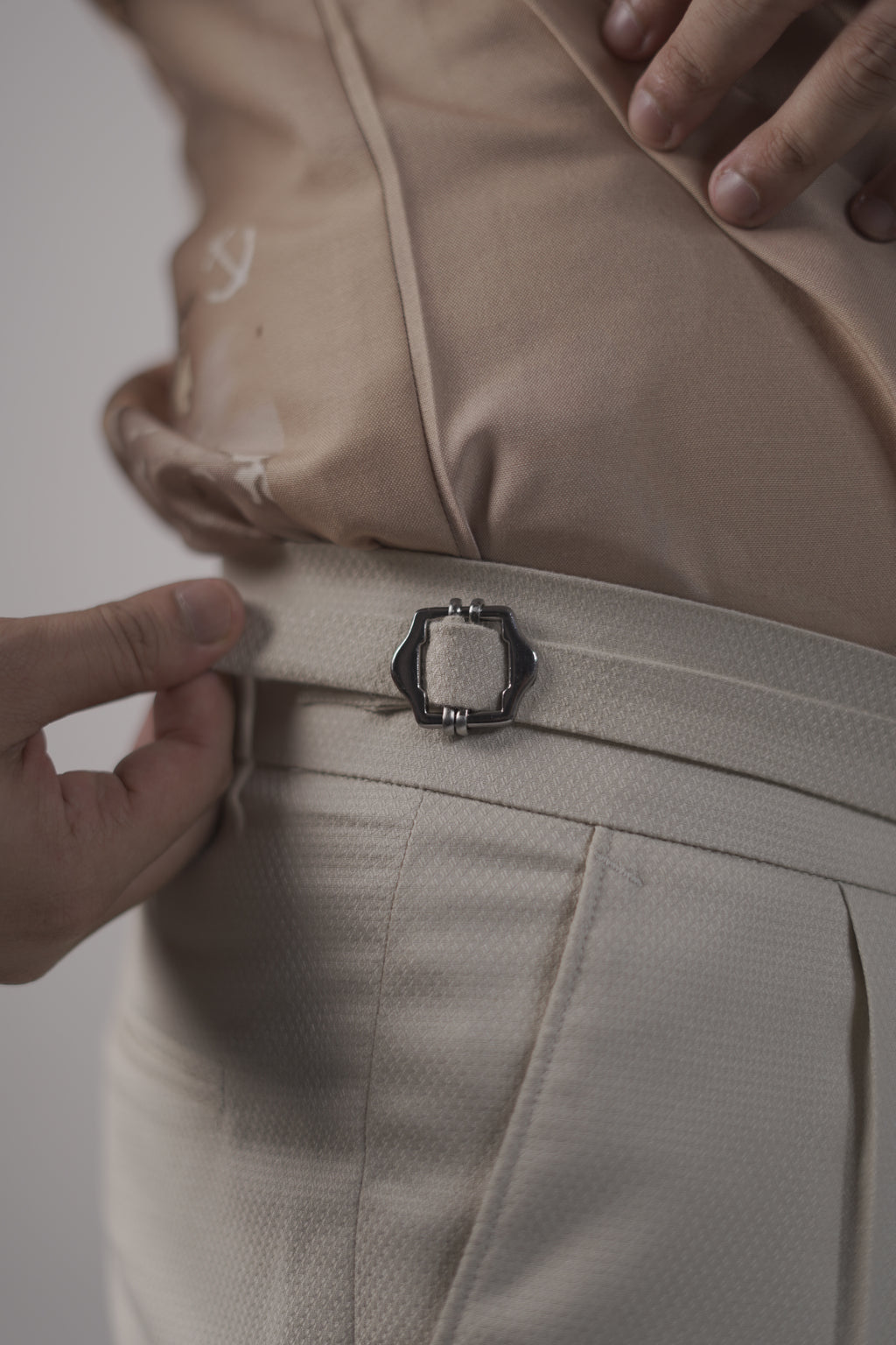SLIM FIT TAILORED TROUSERS