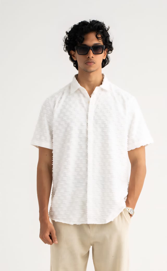 SHORT SLEEVE SHIRT - WHITE
