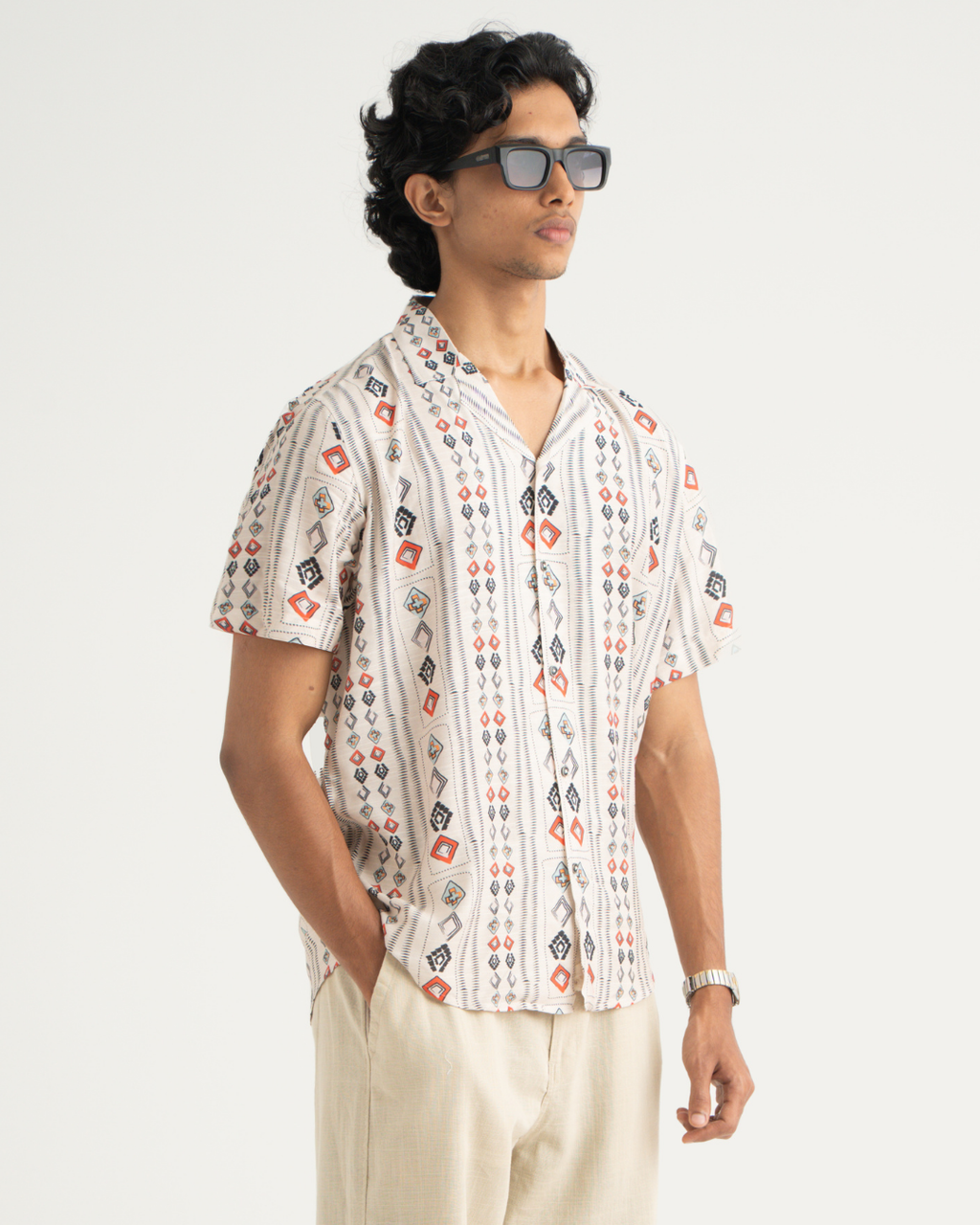 cotton half sleeve shirt